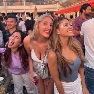 Et clet blue corset top